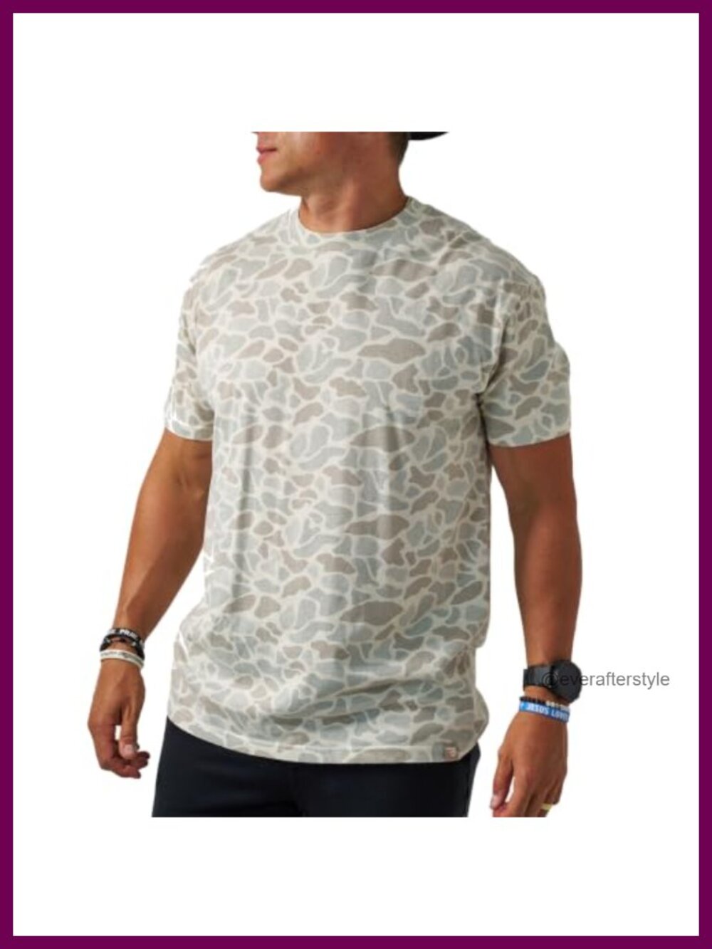 Men's Vintage Washed Relaxed Fit Short Sleeve Crew Neck Tee